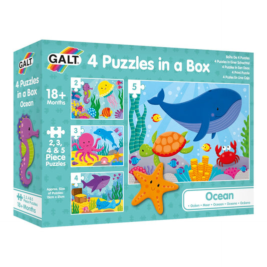 Galt Ocean 4 In a Box 2, 3, 4, 5pc Puzzle