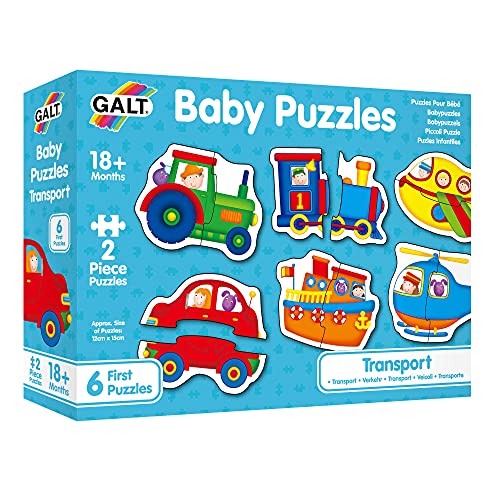 Galt Baby Puzzles Transport 6 x 2pc Puzzle