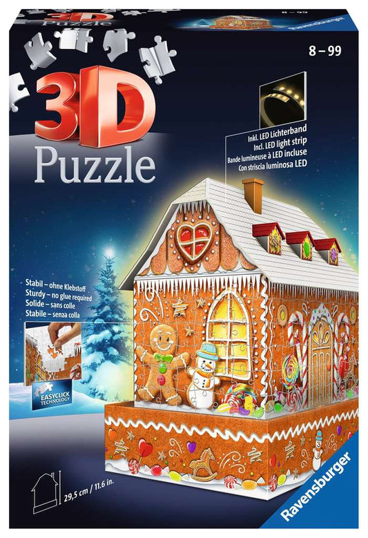 Gingerbread House - 3D - 216pc - Ravensburger 11237