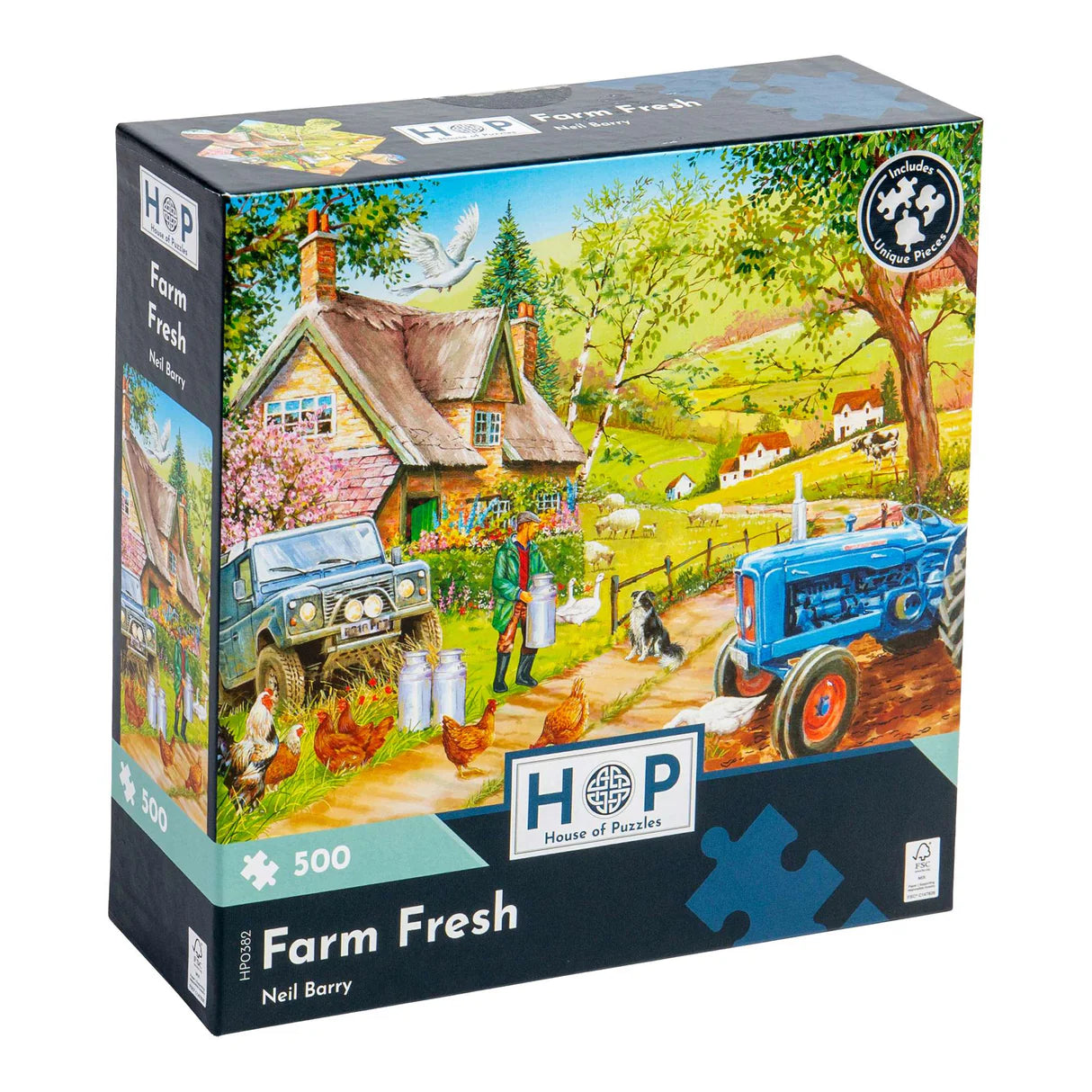 Farm Fresh 500 piece House of Puzzles Jigsaw