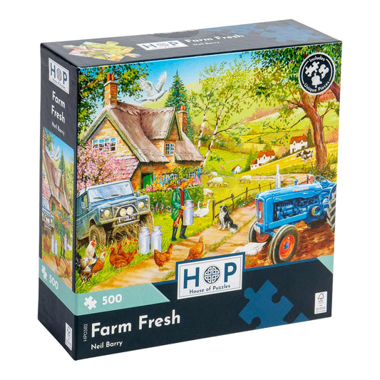 Farm Fresh 500 piece House of Puzzles Jigsaw
