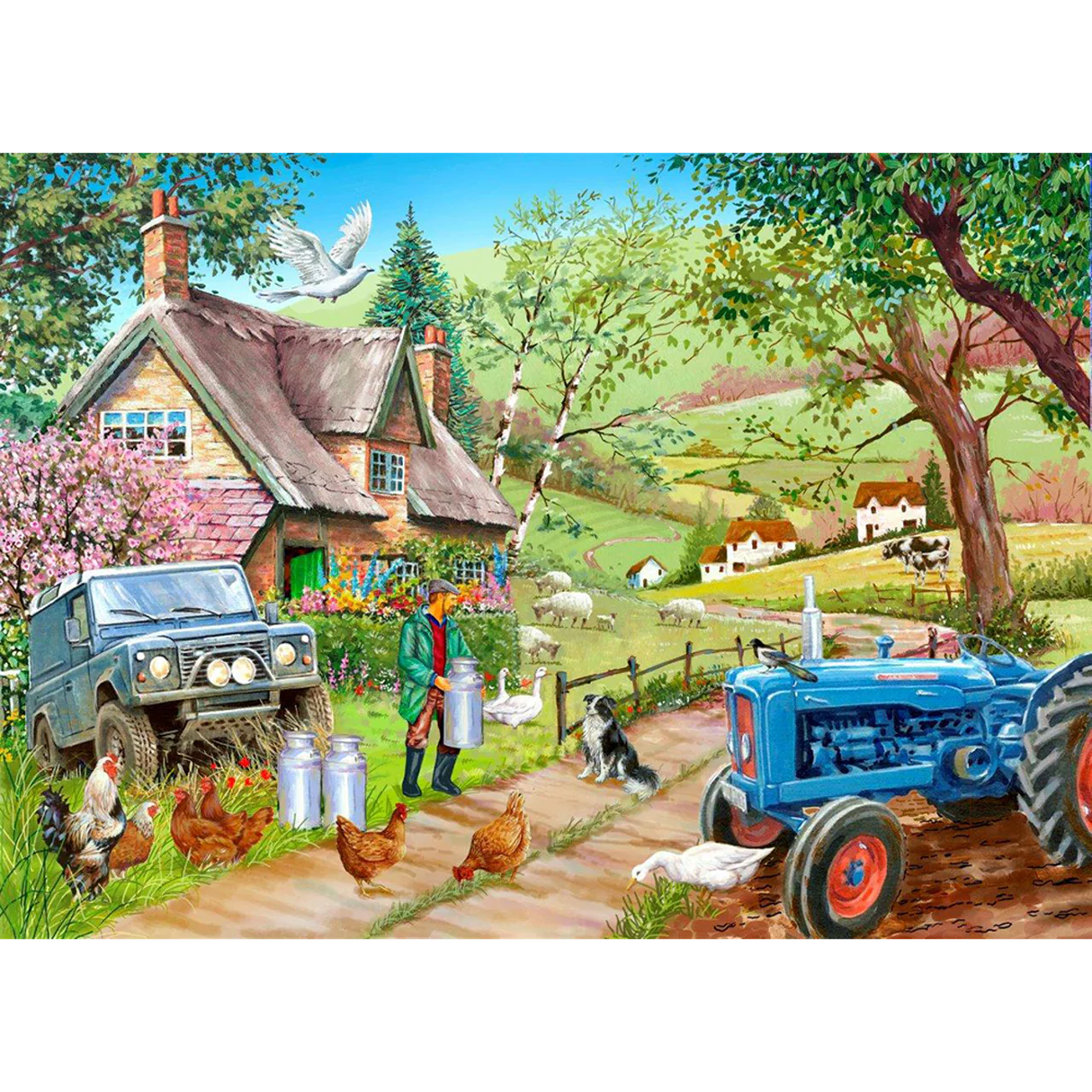 Farm Fresh 500 piece House of Puzzles Jigsaw