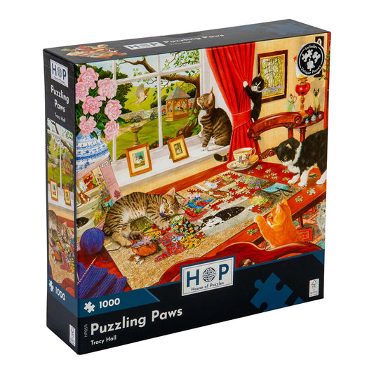 Puzzling Paws 1000pc House of Puzzles Jigsaw