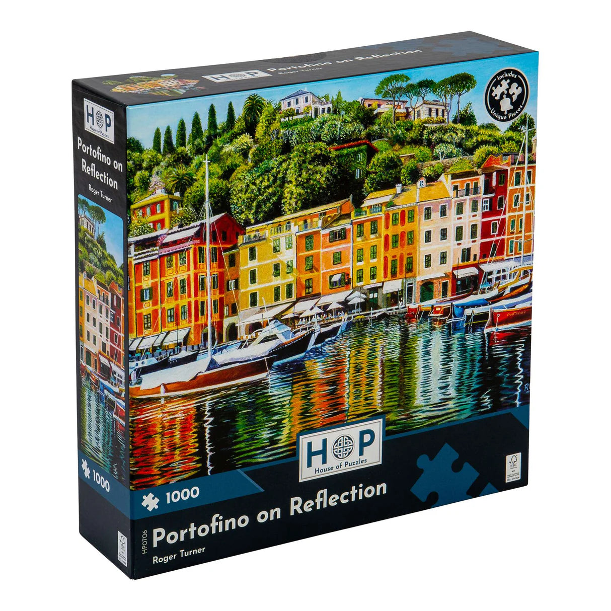 Portofino On Reflection 1000pc House of Puzzles Jigsaw