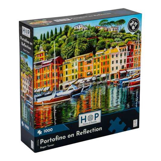 Portofino On Reflection 1000pc House of Puzzles Jigsaw