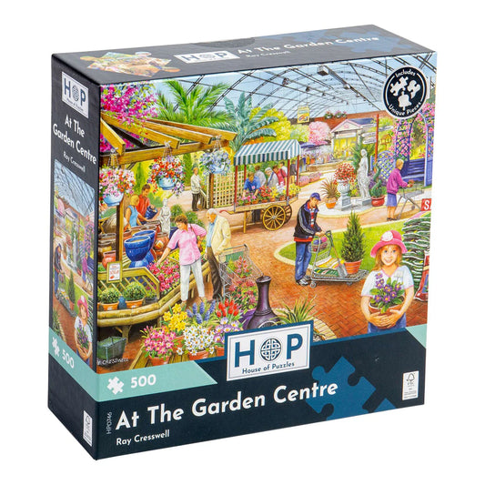 At The Garden Centre 500 piece House of Puzzles Jigsaw