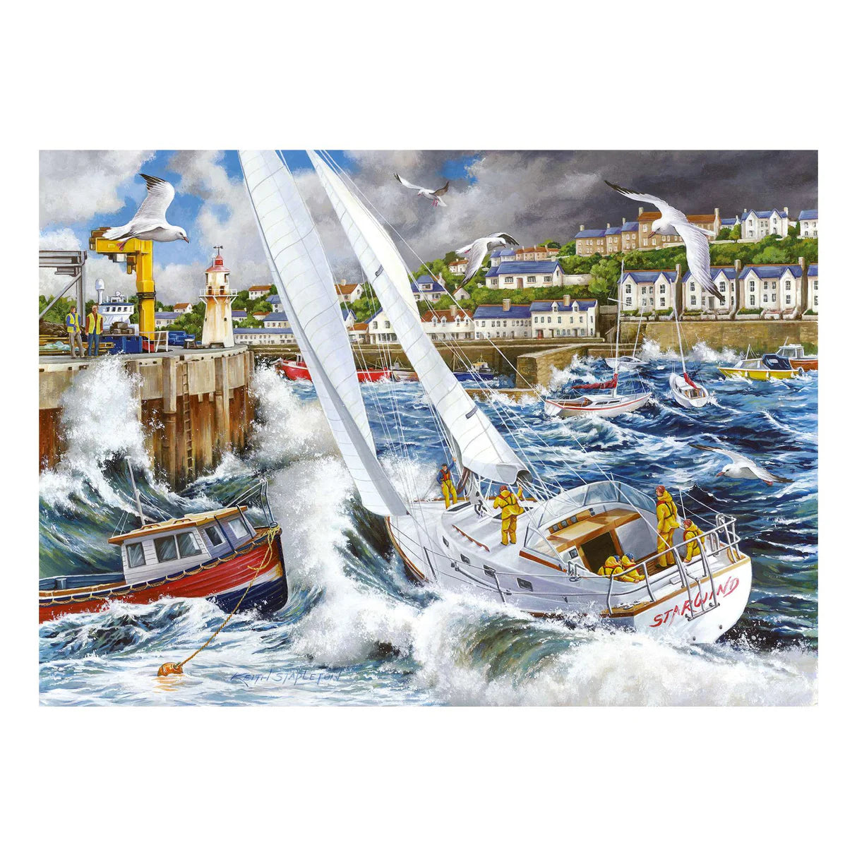 Storm Chased 500 piece House of Puzzles Jigsaw