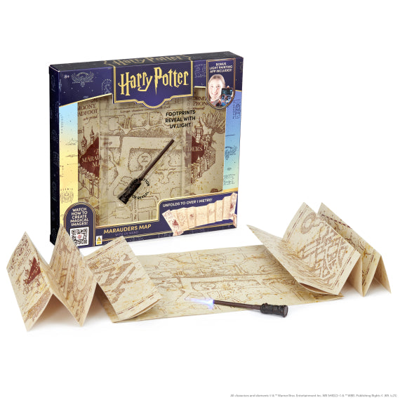 Harry Potter Marauders Map and Wand