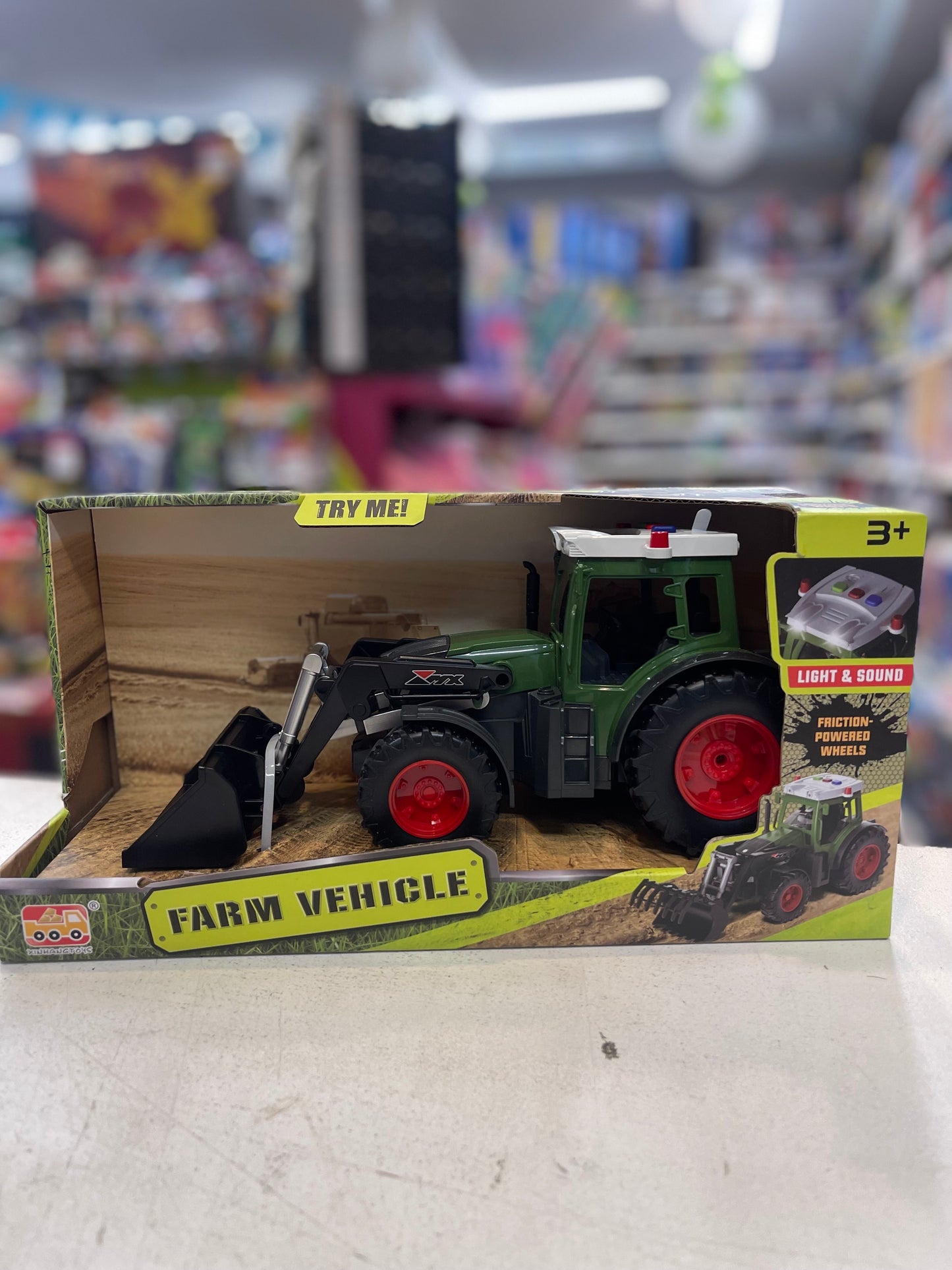 Friction Tractor with Light & Sound & Shovel