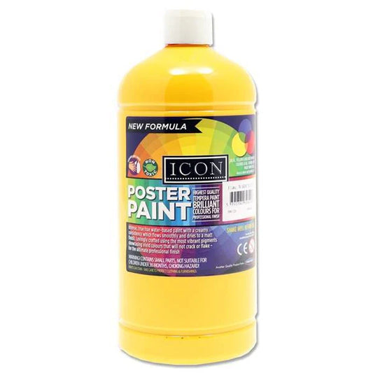 Icon Poster Paint Yellow 1L