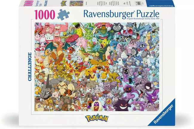 Pokemon Challenge - 1000pc Ravensburger Jigsaw