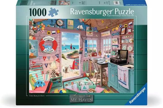 My Haven No.7 The Beach Hut 1000pc Ravensburger Jigsaw