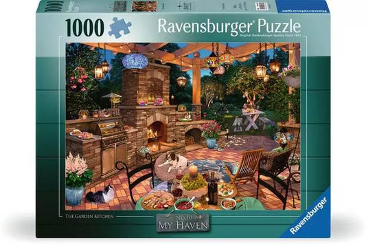 My Haven No.10 The Garden Kitchen 1000pc Ravensburger Jigsaw