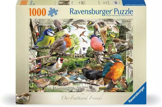 Our Feathered Friends 1000pc Ravensburger Jigsaw
