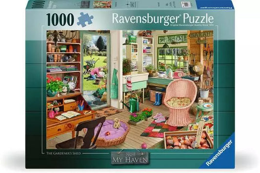 My Haven No.8 The Garden Shed 1000pc Ravensburger Jigsaw