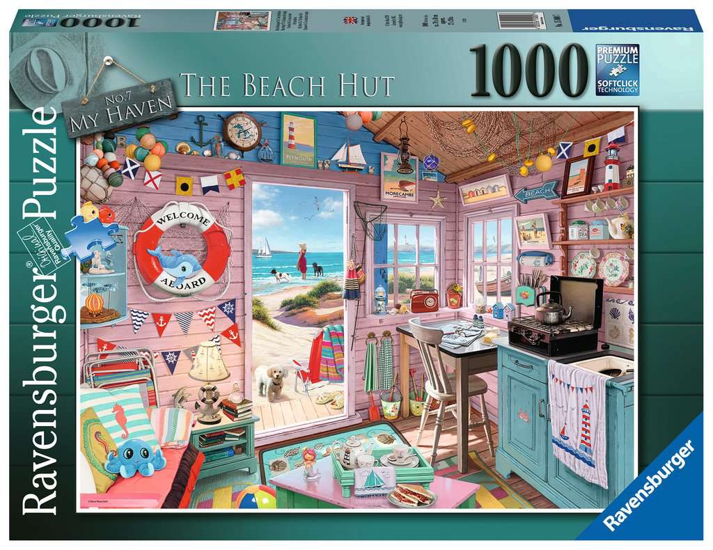 My Beach Hut Haven 1000pc Ravensburger Jigsaw 15000