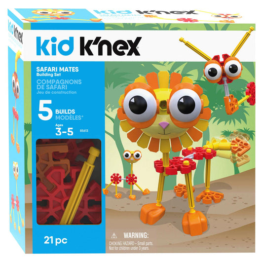 Kid K'Nex Safari Mates 21pc / 5 Set Model 