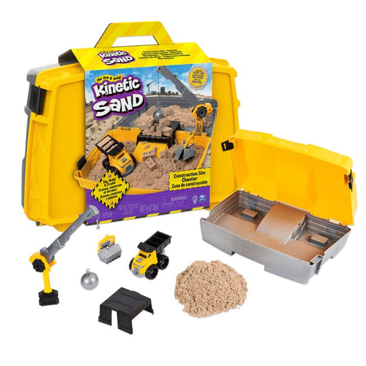 Kinetic Sand Construction Sandbox Set