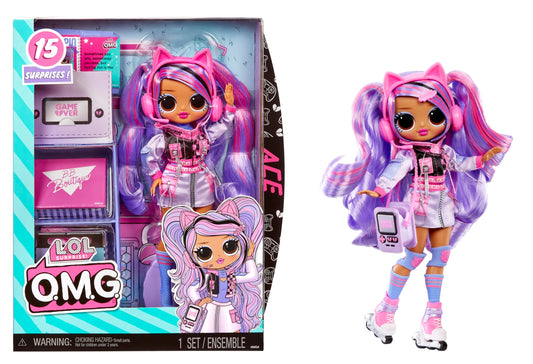 L.O.L Surprise O.M.G Doll Ace with 15 Surprises