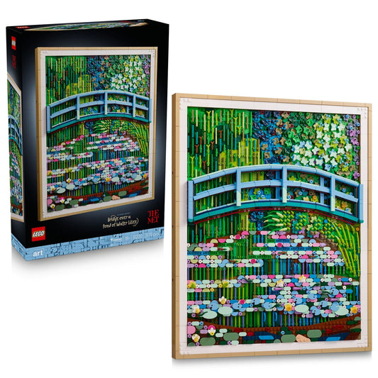 LEGO Art Claude Monet Bridge over a Pond of Water Lillies 31220