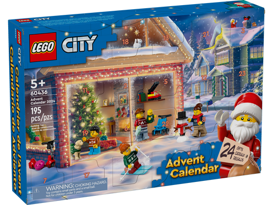 LEGO CITY - Féilire Aidbhinte 2024 - 60436