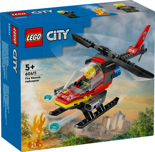 LEGO CITY Fire Rescue Helicopter 60411