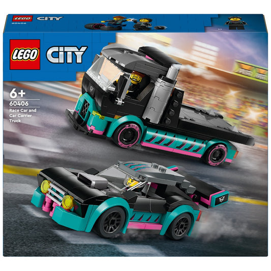 LEGO CITY Race Car and Car Carrier 60406