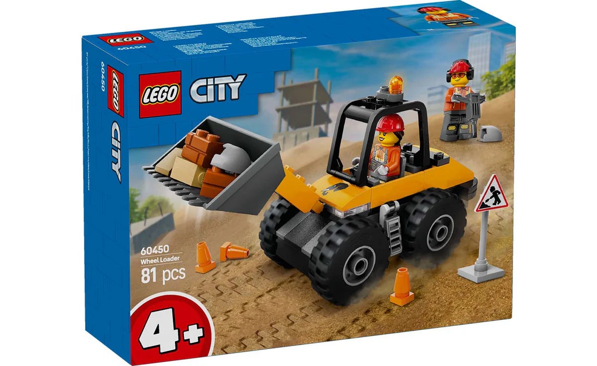 LEGO CITY Yellow Construction Wheel Loader 60450