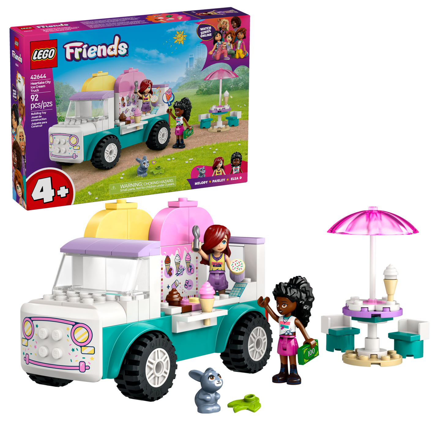 LEGO Friends Heartlake City Ice Cream Truck 42644