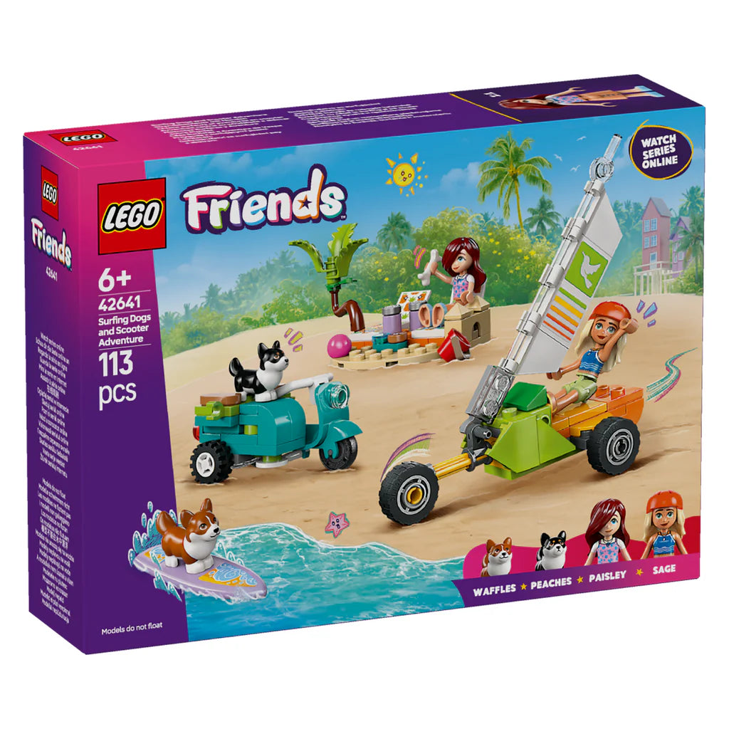 LEGO Friends Surfing Dogs and Scooter