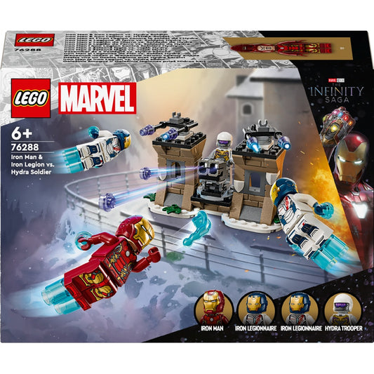 LEGO MARVEL - Iron Man &amp; Iron Legion vs Hydra Soldier 76288