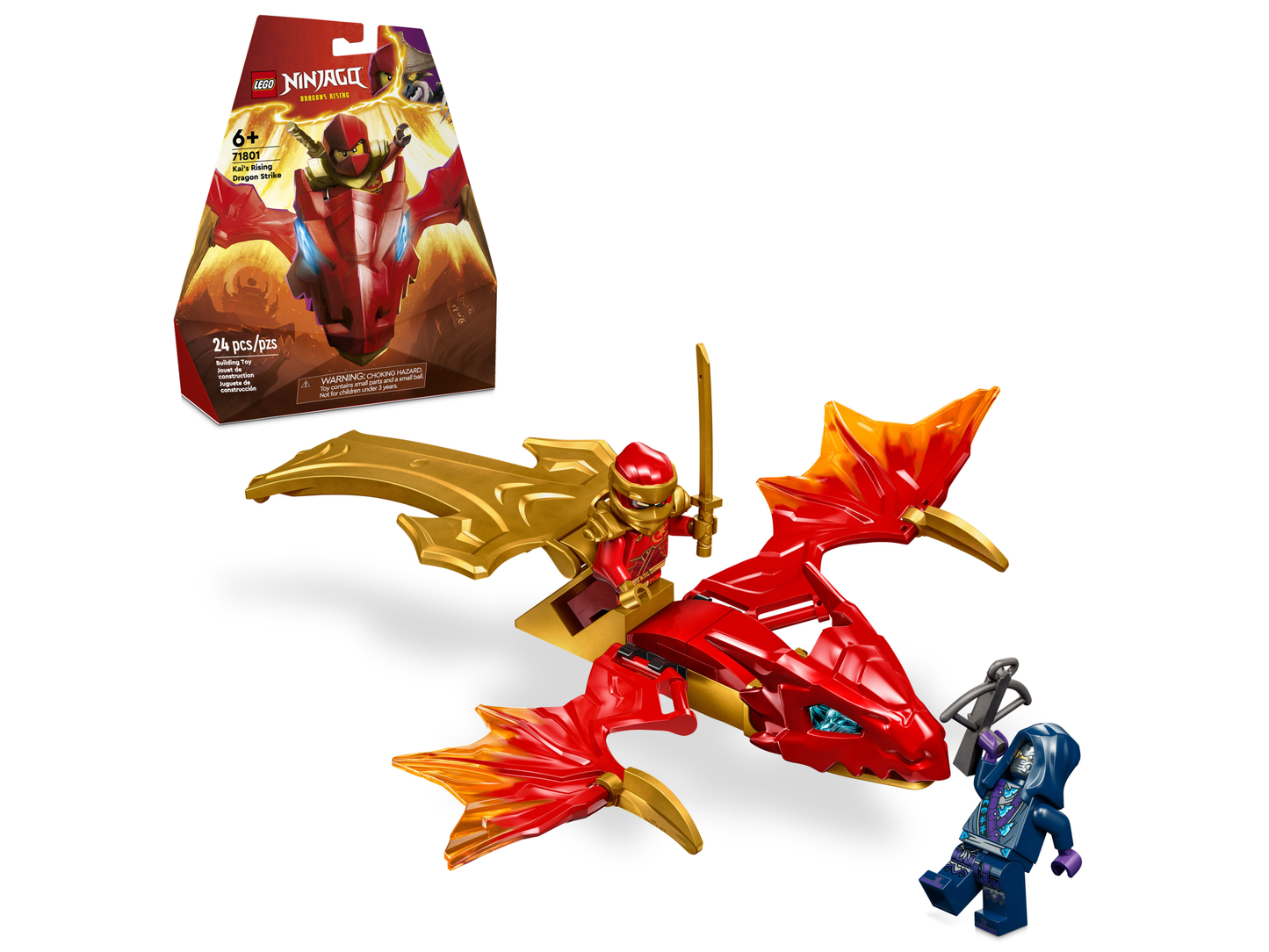 LEGO NINJAGO Kai’s Rising Dragon Striker 71801