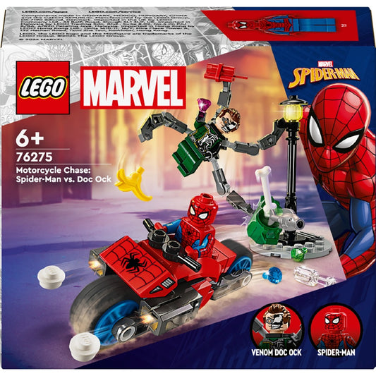 LEGO SUPERHEROES Motorcycle Chase Spider-Man Vs. Doc-Ock 76275
