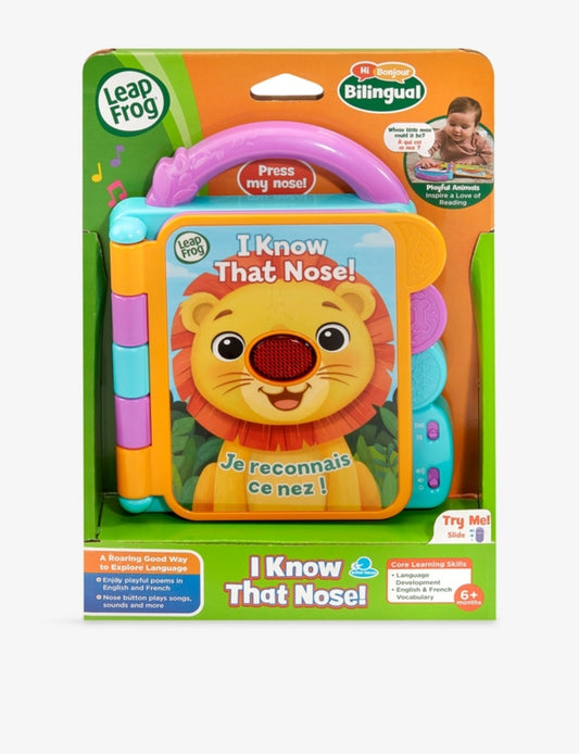 LeapFrog I Know That Nose! Sound Exploration Book