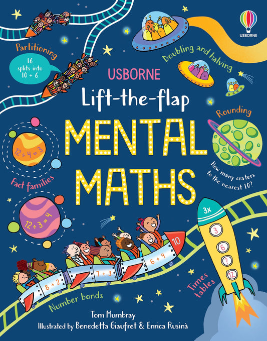 Usborne Lift-The-Flap Mental Maths Book