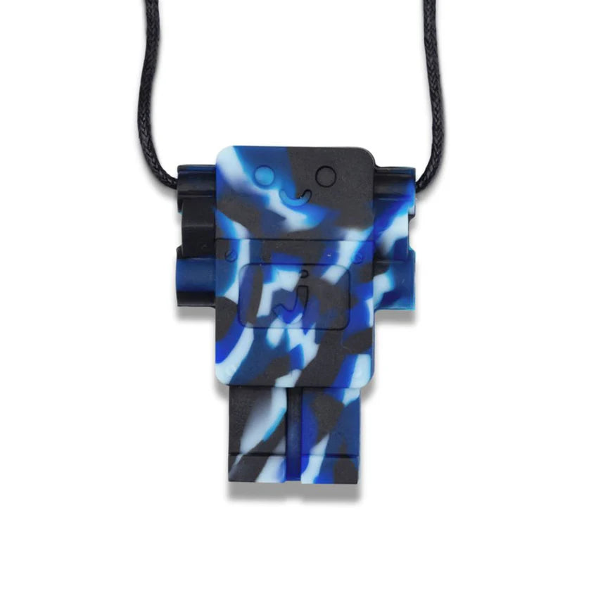 Jellystone Chewable Robot Pendant Marine
