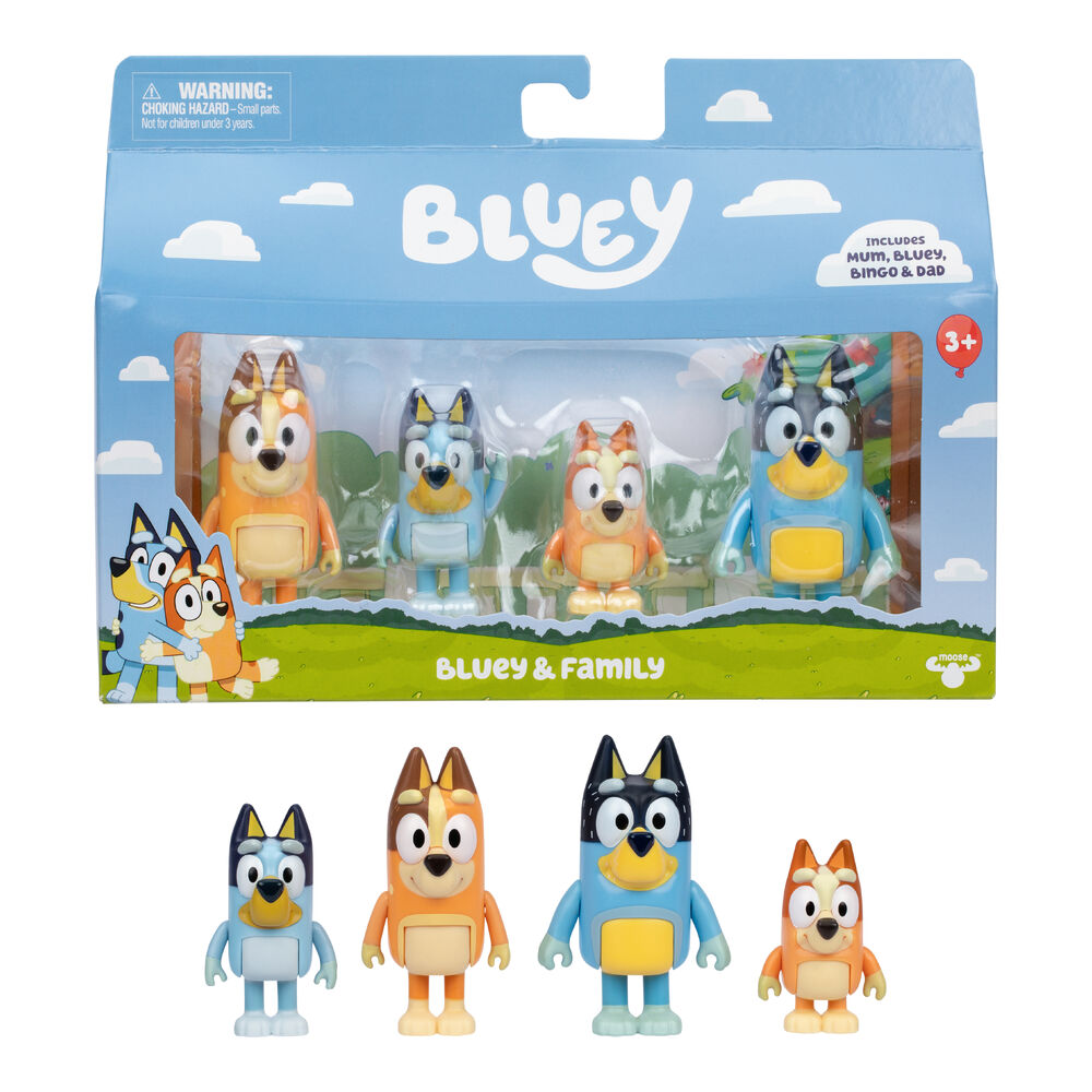Bluey S14 Figure 4 Pack Asst