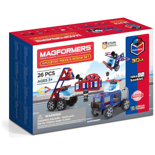 Magformers Póilíní Tarrthála 26pc