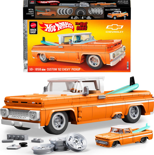 Mattel Brick Shop Hot Wheels Elite '62 Chevy Pickup