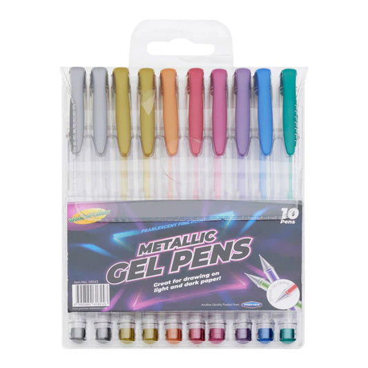 Metallic Gel Pens 10pk