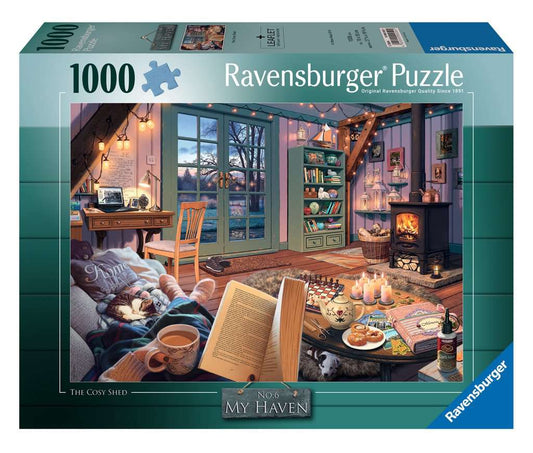 My Haven No. 6 The Cosy Shed 1000pc Ravensburger Jigsaw