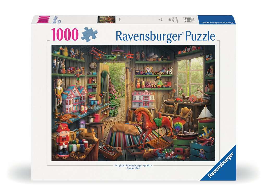 Bréagáin Nostalgic 1000pc Ravensburger Jigsaw