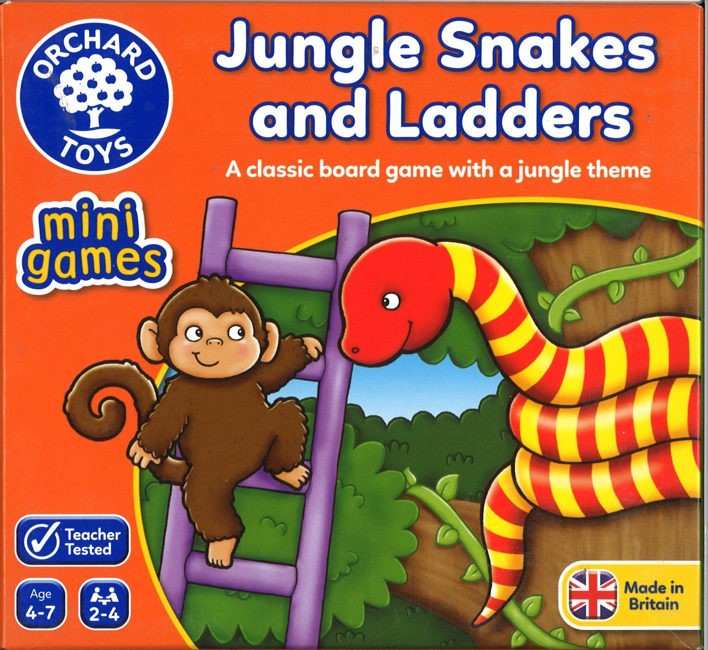 Jungle Snakes and Ladders Mini Game