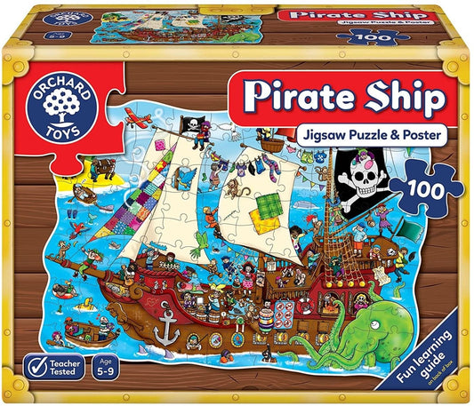 Orchard Toys Pirate Ship - 100pc Jigsaw