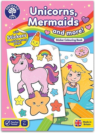 Orchard Toys Unicorns Mermaids & More Colouring Book