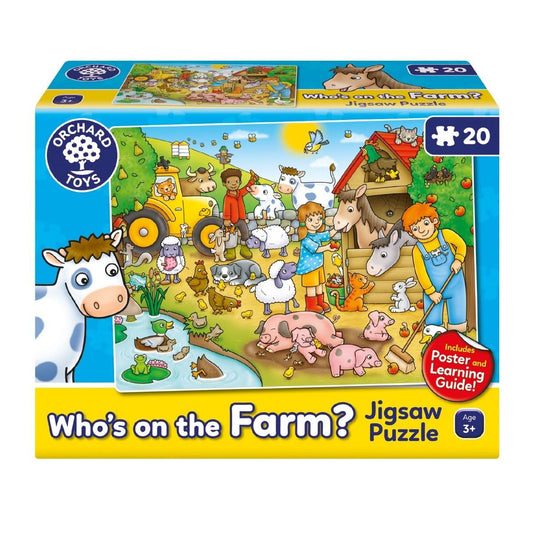 Orchard Toys Who's On the Farm 20pc Jigsaw