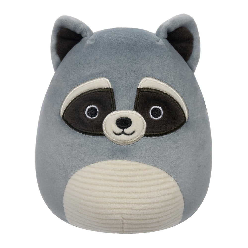 Squishmallows - 7.5" - Rocky Grey Raccoon w/white corduroy belly