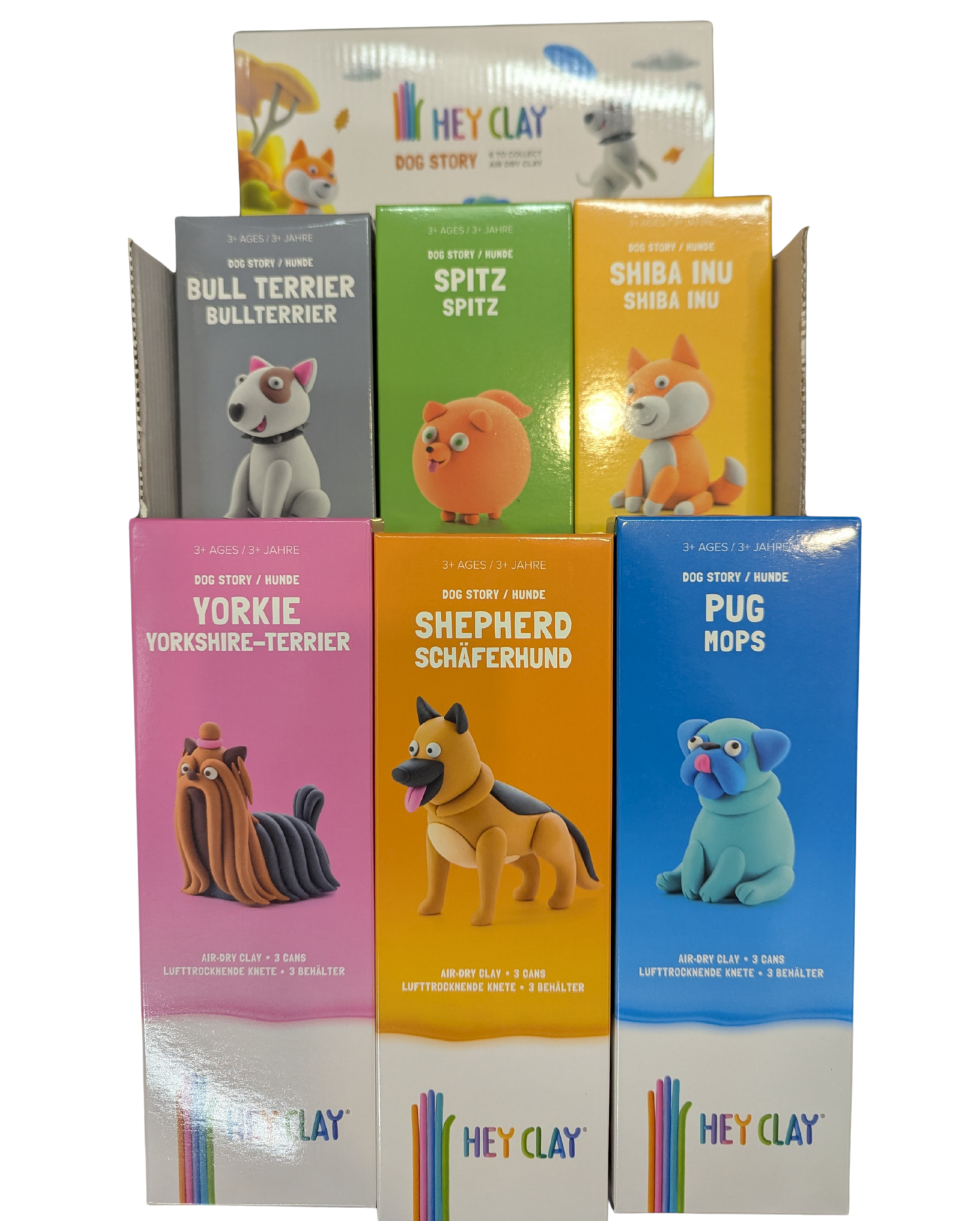 Hey Clay Dog Story 3 Can Set Assorted (6 to collect)