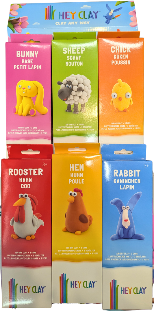 Hey Clay Springtime 3 Can Set Assorted (6 to collect)