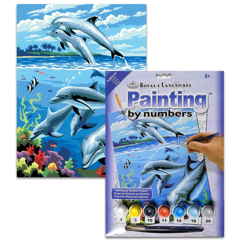 Icon Painting By Numbers - Dolphins